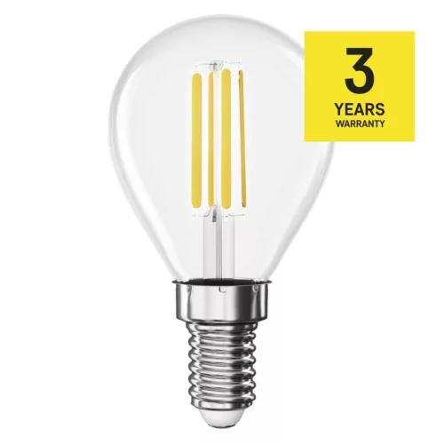 EMOS ZF1D43, LED izzó Filament Mini Globe / E14 / 5,9 W (60 W) / 806 lm / Természetes fehér