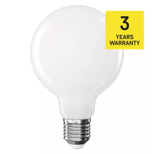 EMOS ZF2D52, LED izzó Filament G95 / E27 / 7,8 W (75 W) / 1055 lm / Meleg fehér