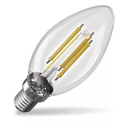 EMOS ZF3A42, LED izzó Filament gyertya A CLASS/ E14 / 3,8 W (60 W) / 806 lm / Meleg fehér