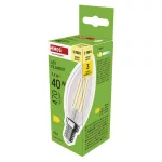 EMOS ZF3D22, LED izzó Filament gyertya / E14 / 3,4 W (40 W) / 470 lm / Meleg fehér