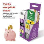 EMOS ZF5157, LED izzó Filament A60 / E27 / 5 W (75 W) / 1 060 lm / meleg fehér