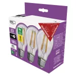 EMOS ZF5158.3, LED izzó Filament A60 / E27 / 5 W (75 W) / 1 060 lm / természetes fehér 3db