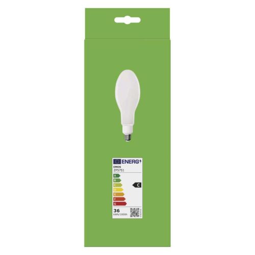 EMOS ZF5751, LED izzó Filament ED90 / E27 / 36 W (327 W) / 6 000 lm / természetes fehér