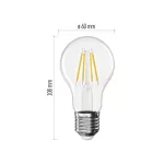 EMOS ZF5D22, LED izzó Filament A60 / E27 / 3,4 W (40 W) / 470 lm / Meleg fehér