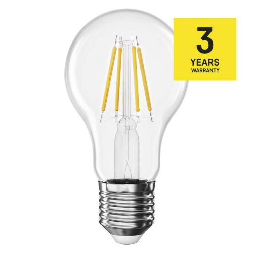 EMOS ZF5D22, LED izzó Filament A60 / E27 / 3,4 W (40 W) / 470 lm / Meleg fehér
