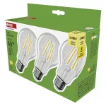 EMOS ZF5D42.3, LED izzó Filament A60 / E27 / 5,9 W (60 W) / 806 lm / Meleg fehér