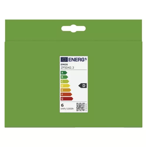 EMOS ZF5D42.3, LED izzó Filament A60 / E27 / 5,9 W (60 W) / 806 lm / Meleg fehér