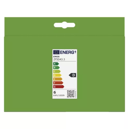 EMOS ZF5D43.3, LED izzó Filament A60 / E27 / 5,9 W (60 W) / 806 lm / Természetes fehér