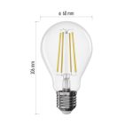 EMOS ZF5D52D, LED izzó Filament A60 / E27 / 7,5 W (75 W) / 1 055 lm / meleg fehér / dimmelhető