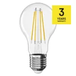 EMOS ZF5D52, LED izzó Filament A60 / E27 / 7,8 W (75 W) / 1060 lm / Meleg fehér
