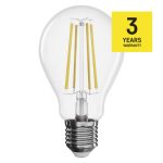 EMOS ZF5D54D, LED izzó Filament A60 / E27 / 7,5 W (75 W) / 1 055 lm / Természetes fehér / dimmelhető