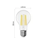 EMOS ZF5D63, LED izzó Filament A60 / E27 / 10,5 W (100 W) / 1521 lm / Természetes fehér