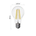 EMOS ZF5D64D, LED izzó Filament A60 / E27 / 11 W (100 W) / 1 521 lm / Természetes fehér / dimmelhető