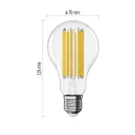 EMOS ZF5D82, LED izzó Filament A70 / E27 / 18 W (150 W) / 2452 lm / Meleg fehér