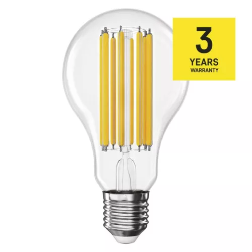 EMOS ZF5D82, LED izzó Filament A70 / E27 / 18 W (150 W) / 2452 lm / Meleg fehér