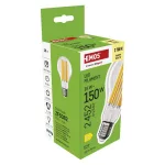 EMOS ZF5D82, LED izzó Filament A70 / E27 / 18 W (150 W) / 2452 lm / Meleg fehér