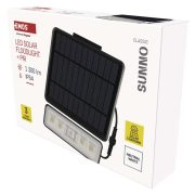   EMOS ZG112S, LED SOLAR reflektor hordozható SUNNO, PIR, 1300lm IP54 természetes fehér