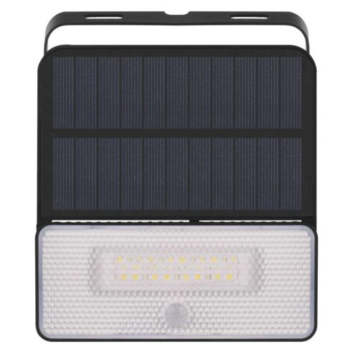 EMOS ZG121S, LED SOLAR reflektor hordozható SOLO, PIR, 1000lm IP54 természetes fehér