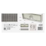 EMOS ZG165S, LED SOLAR lámpatest BRIXO PIR, 900lm IP65 természetes fehér