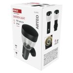 EMOS ZGA040P, LED kerti fali lámpa, 16,4 x 12 x 29,5 cm, 1 x E27, 15 W