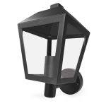 EMOS ZGB010P, LED kerti fali lámpa, 19,8 x 15 x 27,8 cm, 1 x E27, 15 W