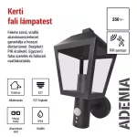 EMOS ZGB040P, LED kerti fali lámpa szürkületérzékelővel, 19,8 x 15 x 29,8 cm, 1 x E27, 15 W