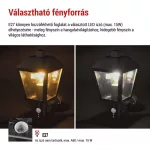 EMOS ZGB040P, LED kerti fali lámpa szürkületérzékelővel, 19,8 x 15 x 29,8 cm, 1 x E27, 15 W