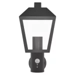 EMOS ZGB040P, LED kerti fali lámpa szürkületérzékelővel, 19,8 x 15 x 29,8 cm, 1 x E27, 15 W