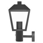 EMOS ZGB040P, LED kerti fali lámpa szürkületérzékelővel, 19,8 x 15 x 29,8 cm, 1 x E27, 15 W