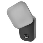 EMOS ZGE044L, LED kerti fali lámpa NIKA szürkületérzékelővel, 12 x 12 x 20 cm, 12,8 W, meleg fehér