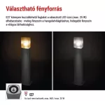 EMOS ZGL0C0P, LED kerti oszloplámpa, 15,4 x 13,3 x 75 cm, 1 x E27, 25 W
