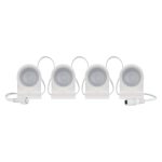 EMOS ZIW154R, GoSmart LED reflektor - 85 cm-es lánc, 4 rész, 7 W, RGBIC+CCT, dimmelhető, WiFi