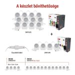 EMOS ZIW15CR, GoSmart LED reflektor - 255 cm-es lánc, 12 rész, 7 W, RGBIC+CCT, dimmelhető, WiFi