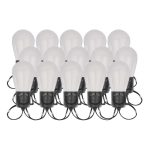 EMOS ZIW17FR, GoSmart LED fényfüzér – 15× parti izzók, 15 m, kültéri és beltéri, RGBIC WiFi