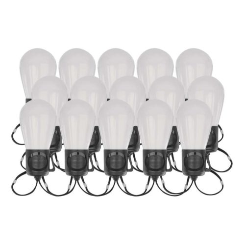 EMOS ZIW17FR, GoSmart LED fényfüzér – 15× parti izzók, 15 m, kültéri és beltéri, RGBIC WiFi