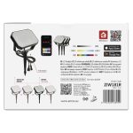 EMOS ZIW181R, GoSmart kültéri LED reflektor, bővítő készlet, 1 darab, 4 W, RGBIC dimmelhető, WiFi