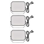 EMOS ZIW184R, GoSmart kültéri LED reflektor, kezdő készlet, 3 darab, 14 W, RGBIC dimmelhető, WiFi