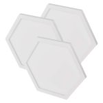EMOS ZIW223R, GoSmart LED-es lámpatest Hexagon, kiegészítő készlet,3 rész, 1,8 W, RGBIC dimmelhető, WiFi