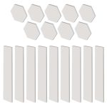 EMOS ZIW249R, GoSmart LED lámpatest Lines fehér, 9 részből álló, 34 W, RGBIC dimmelhető, WiFi