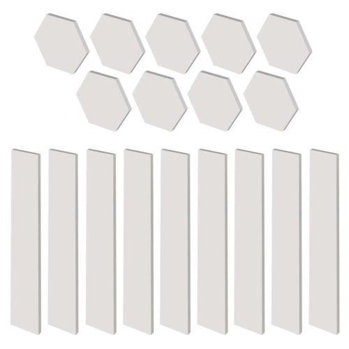 EMOS ZIW249R, GoSmart LED lámpatest Lines fehér, 9 részből álló, 34 W, RGBIC dimmelhető, WiFi