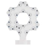EMOS ZIW426R, GoSmart LED asztali lámpa Hexagon fehér, 6 részből álló, RGBIC dimmelhető, WiFi