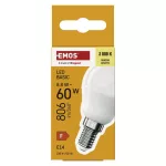 EMOS ZL1F47, LED izzó Basic MINI GLOBE E14 / 8,8 W (60 W) / 806 lm / Meleg fehér