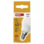 EMOS ZL1F48, LED izzó Basic MINI GLOBE E14 / 8,8 W (60 W) / 806 lm / Természetes fehér