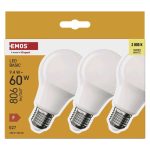 EMOS ZL5F42-3, LED izzó Basic A60 / E27 / 9,4 W (60 W) / 806 lm / Meleg fehér
