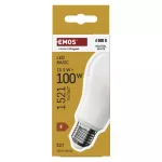 EMOS ZL5F68, LED izzó Basic A60 / E27 / 15,3W (100 W) / 1521 lm / Természetes fehér