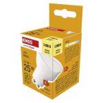 EMOS ZL8F02, LED izzó Basic MR16 / GU10 / 2,9 W (25 W) / 250 lm / Meleg fehér