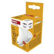   EMOS ZL8F53, LED izzó Basic MR16 fehér/ GU10 / 10 W (72 W) / 1000 lm / Természetes fehér
