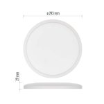 EMOS ZM1400, LED felületi lámpatest FLORI kerek, fehér, 18W, semleges fehér