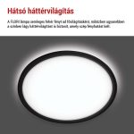 EMOS ZM1405, LED felületi lámpatest FLORI fekete, fehér, 22W, semleges fehér