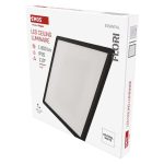 EMOS ZM1406, LED felületi lámpatest FLORI négyzet, fekete, 18W, semleges fehér